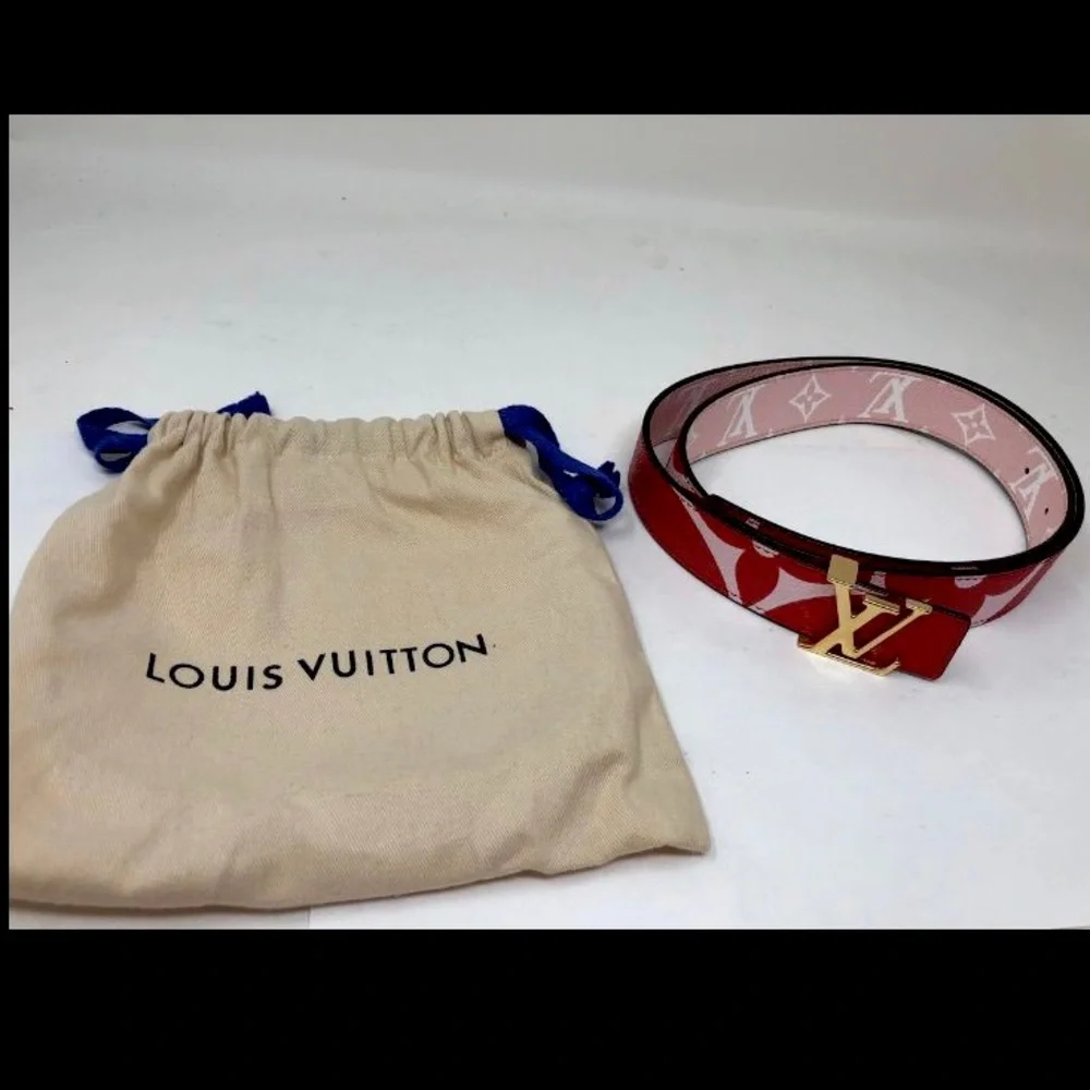 Louis Vuitton Monogram Iconic Reversible Belt‎